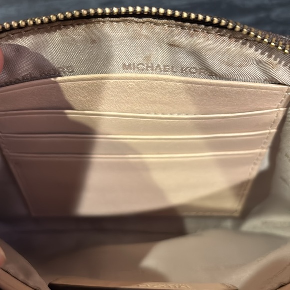 Michael Kors Dark Brown Wristlet with Gold Accents - Picture 5 of 7